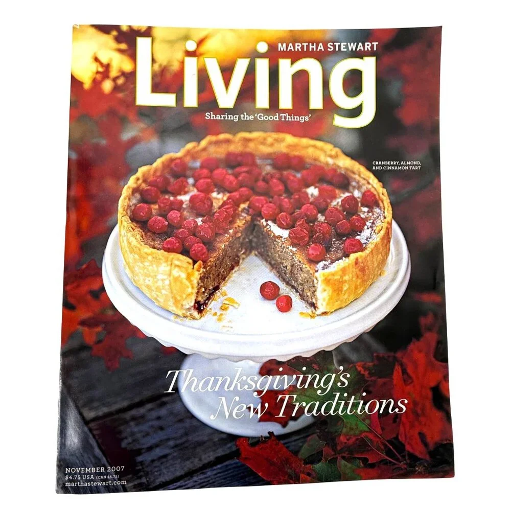 2 Martha Stewart Living Magazine November & December 2007 Christmas Thanksgiving